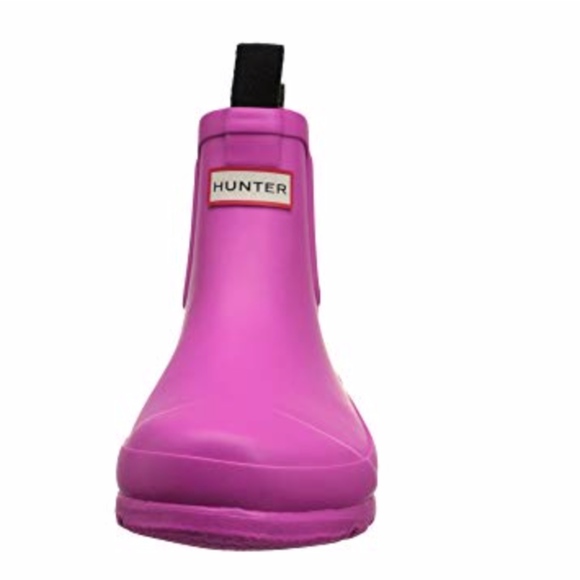 Hunter Chelsea kids rain boots lipstick pink*SOLD* - Picture 5 of 8